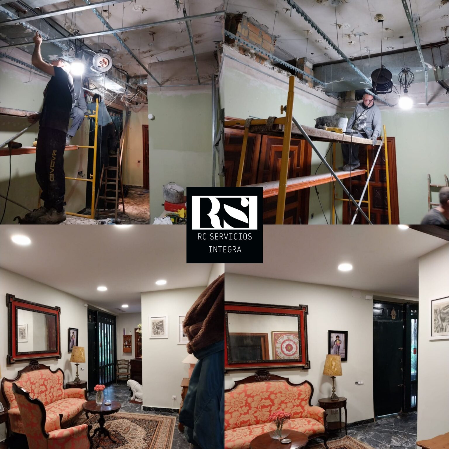 Montaje de estructuras y acondicionamiento interior